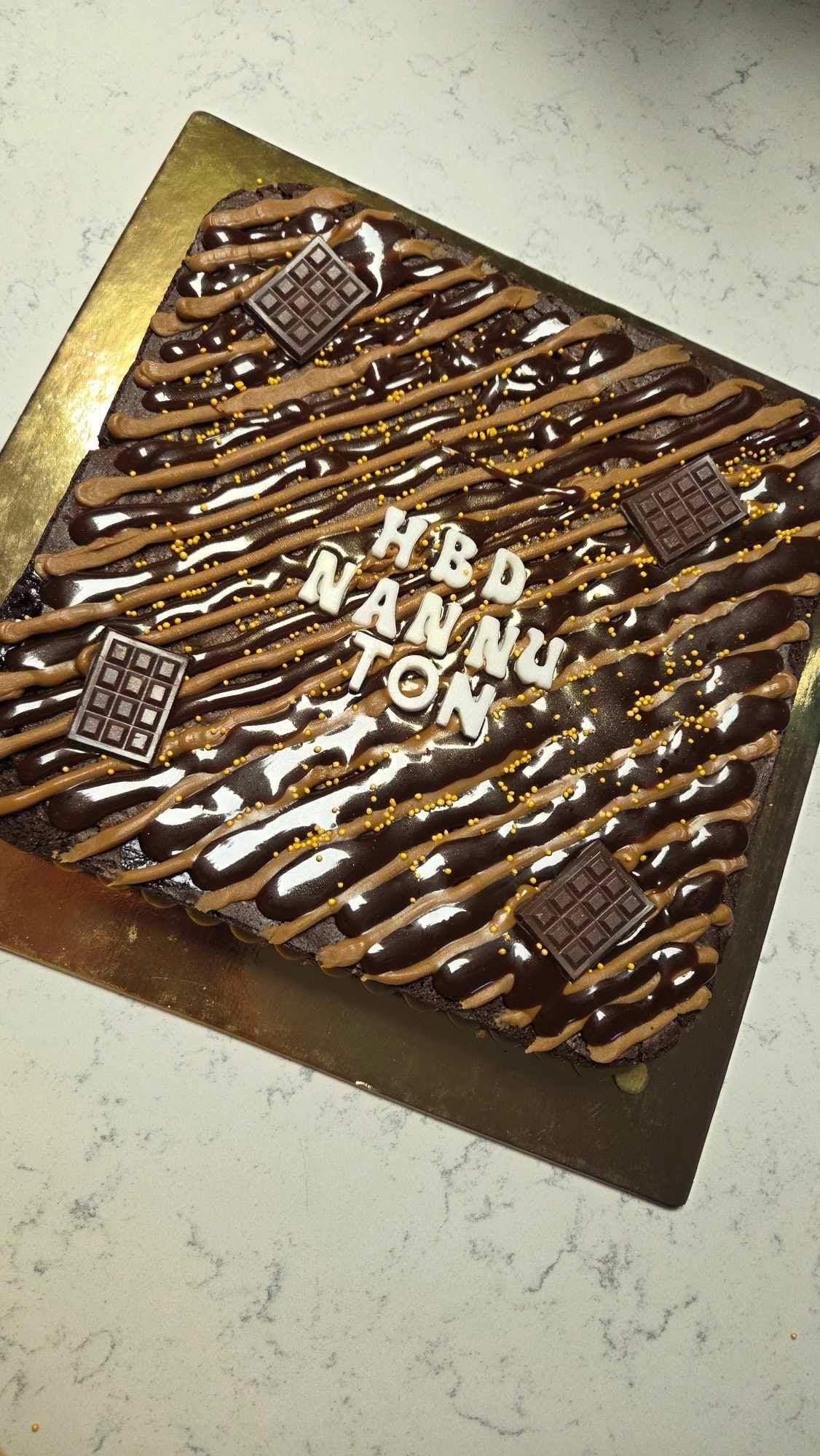Brownie SLAB 'Double Chocolate' - Plain
