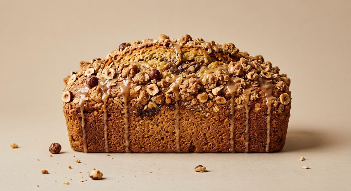 Spiced Maple & Hazelnut Coffee Loaf Cake (approx. 900g)