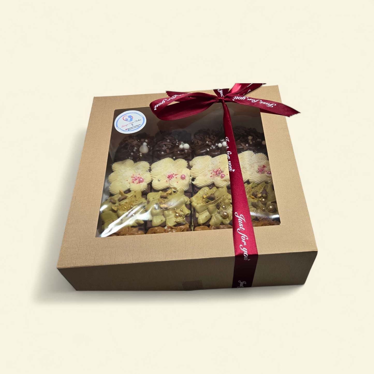 Brownie SLAB 'Double Chocolate' (pre-cut portions)